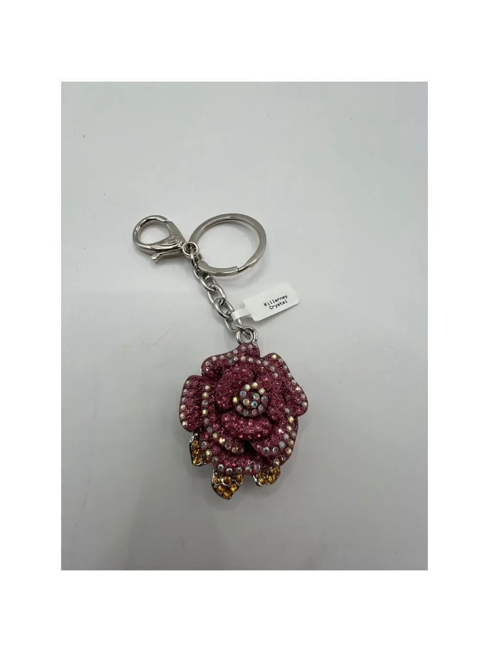 Women's Killarney Crystal Keychain One Size Pink Gold